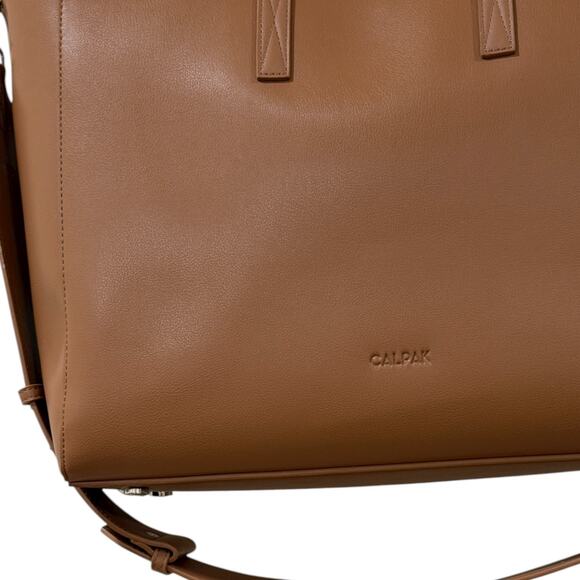 Calpak Haven 16" Laptop Tote Bag in Toffee - Picture 3 of 13